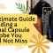 Essential Items For A Capsule Wardrobe This Season