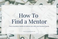 How To Find A Mentor In Your Chosen Field